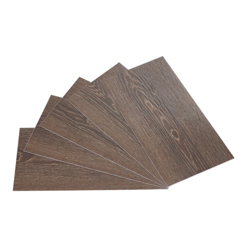 Living and Home 36Pcs Self-Adhesive Flooring Tile Set, 15x30cm, Walnut Wood Grain