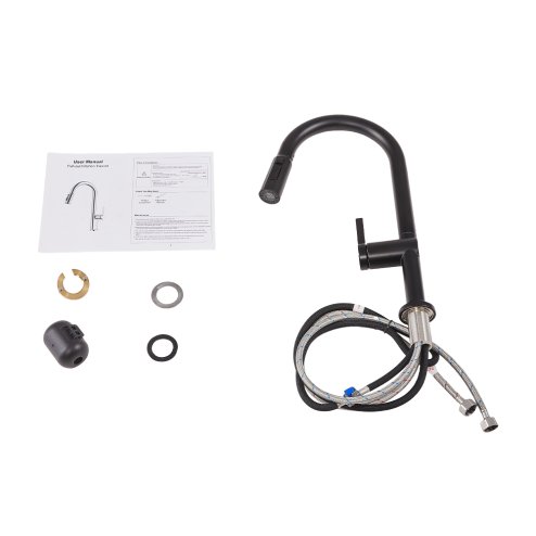 Pull-out Sprayer Retractable Kitchen Faucet with 3 Modes