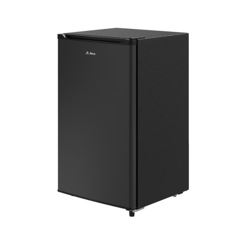 106L Single Door Fridge with Built-in Ice Box, Black