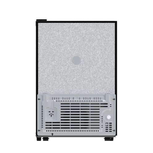 46L Freestanding Freezer, Single Door with Drawer, Black