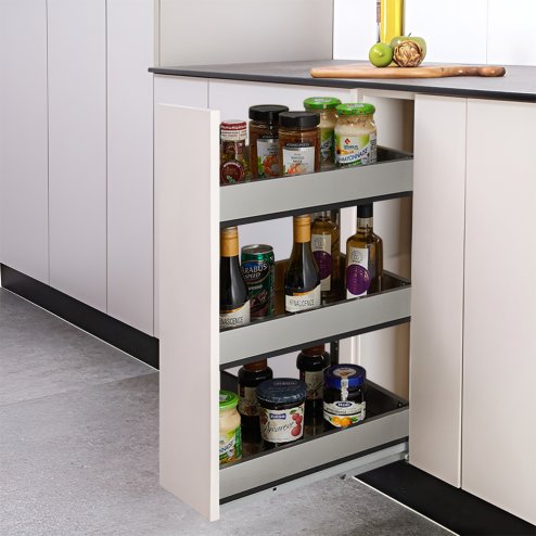 3-Tier Kitchen Cabinet Pull Out Shelf Organizer