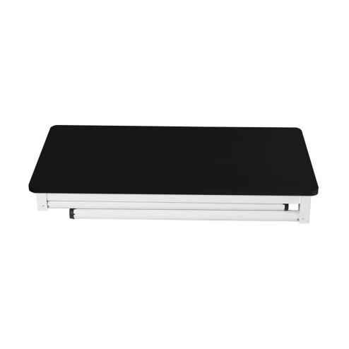 Living and Home Folding Office Desk Foldable Writing Table-Black, 80x40cm