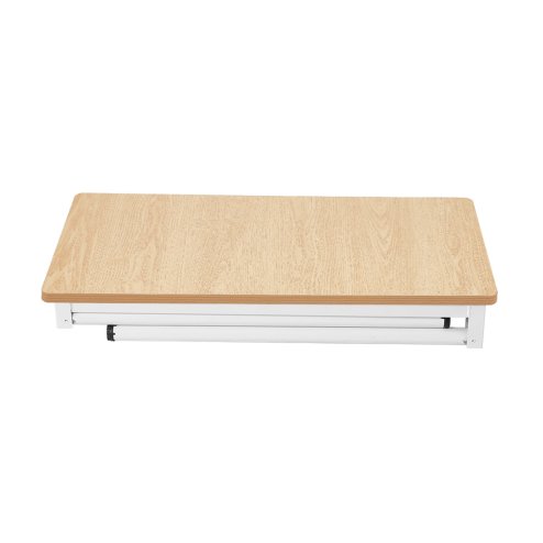 Living and Home Folding Office Desk Foldable Writing Table-Wood Color, 80x40cm