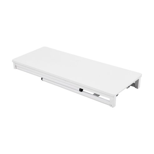 Living and Home Folding Office Desk Foldable Writing Table-White, 100x40cm