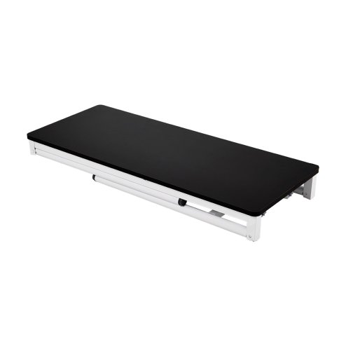 Living and Home Folding Office Desk Foldable Writing Table-Black, 100x40cm
