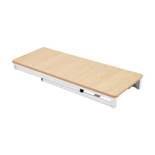 Living and Home Folding Office Desk Foldable Writing Table-Wood Color, 100x40cm
