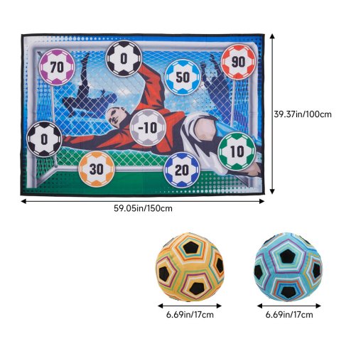 150x100cm Football Game Target Set Toys for Kids