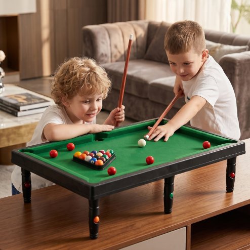 Living and Home Mini Snooker & Pool Table Game Toy Set for Kids