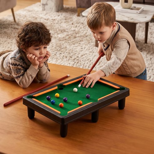 Living and Home Mini Snooker & Pool Table Game Toy Set for Kids