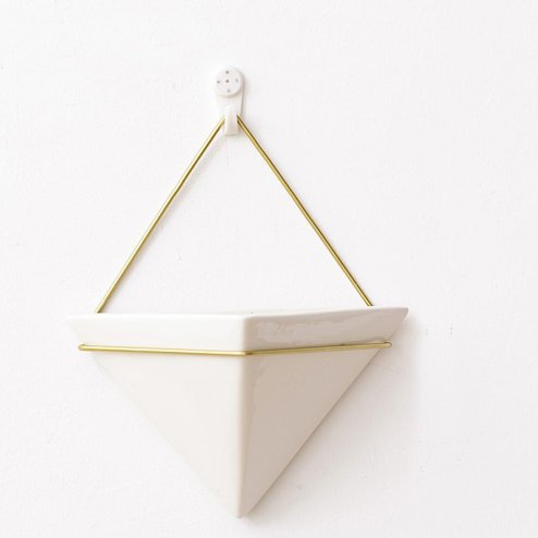 1-Piece Wall Hanging Geometric Decorative Planter for Succulents