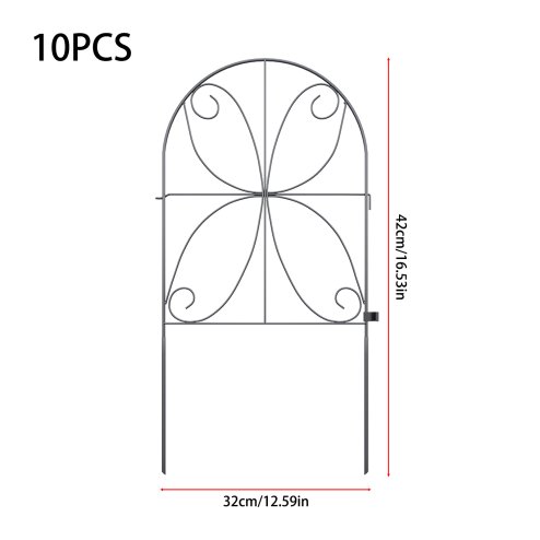 10Pcs Decorative Garden Fence Panels