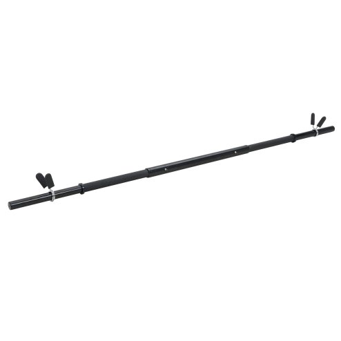 3-Piece Detachable Barbell Bar with Spring Clips