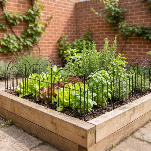 10Pcs Decorative Metal Garden Fences