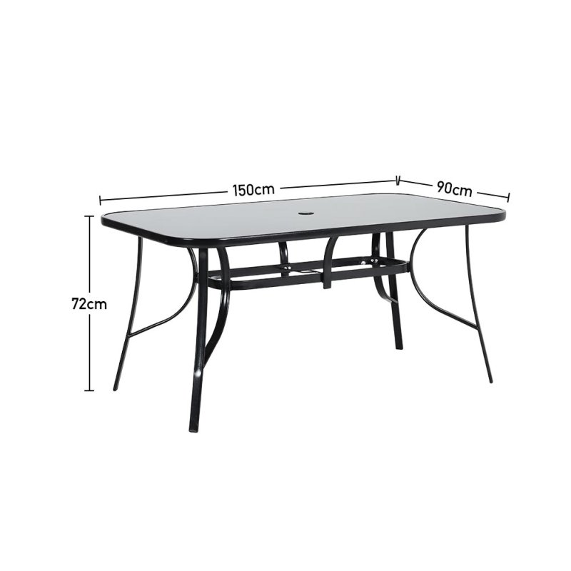 7PCS Garden Patio Dining Table&Chairs Set Outdoor Sturdy Furniture Set