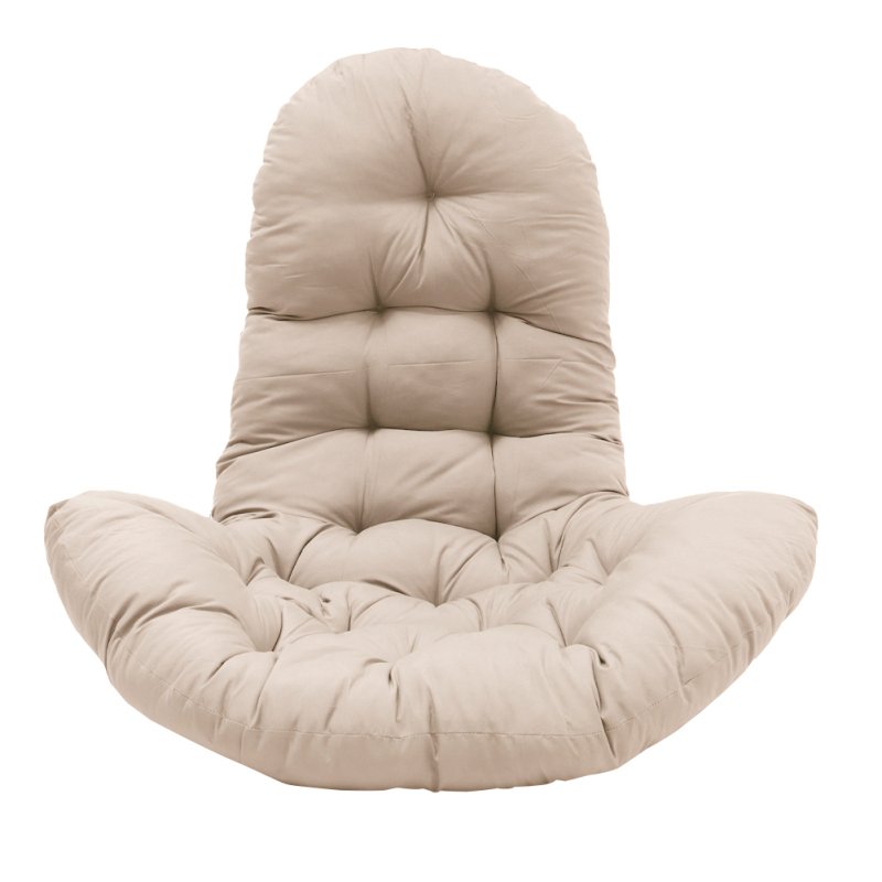 Living and Home Hanging Egg Chair Cushion, Camel
