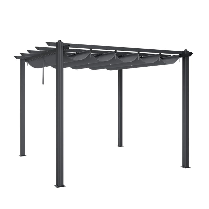 3x3M Aluminum Patio Pergola with Canopy