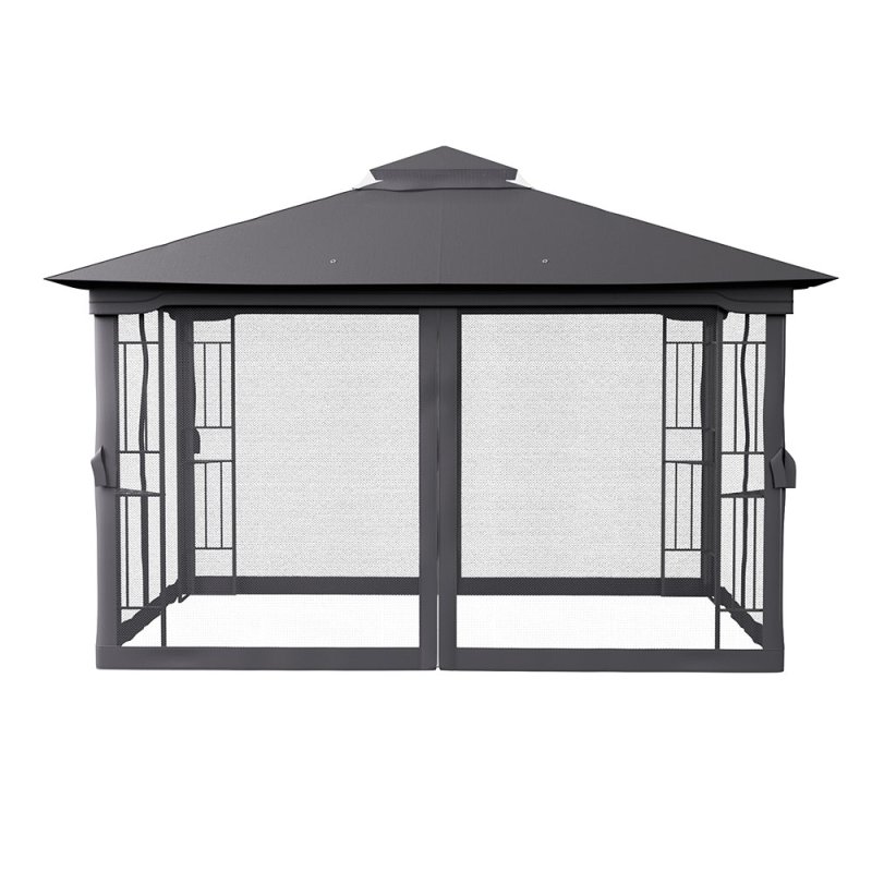 Living and Home Outdoor Garden Gazebo Shade Canopy 395cm W x 295cm D x  280cm H