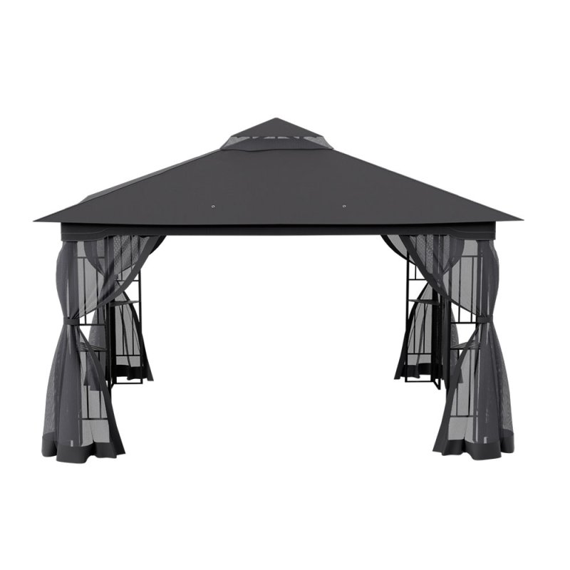 Living and Home Outdoor Garden Gazebo Shade Canopy 395cm W x 295cm D x  280cm H