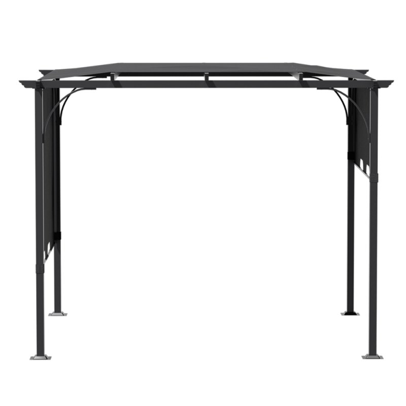 Living and Home 3x3m Outdoor Pergola with Adjustable Canopy