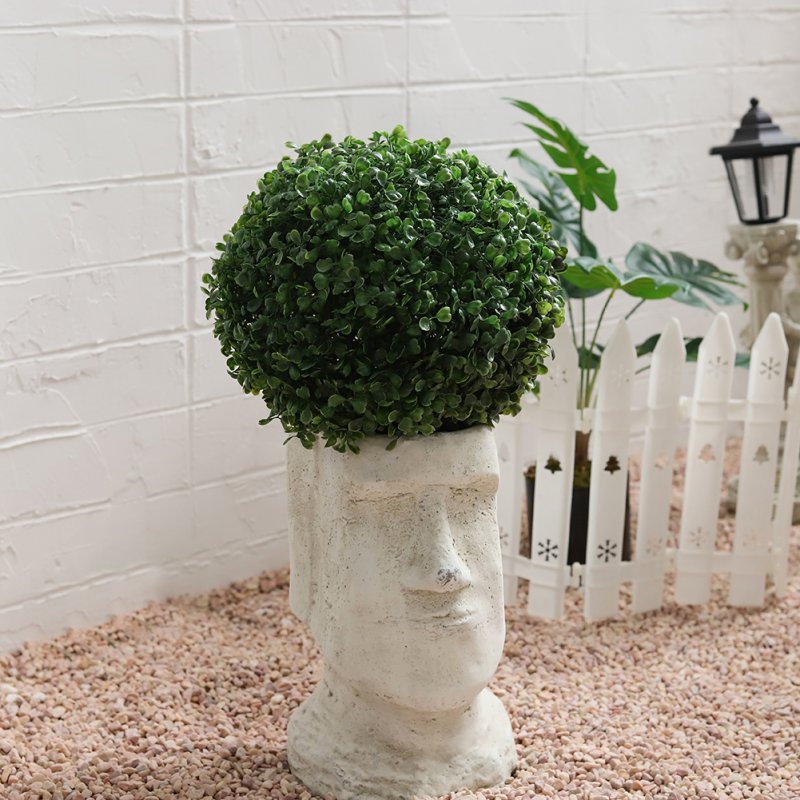 Living and Home 28cm Decorative Artificial Topiary Boxwood Ball