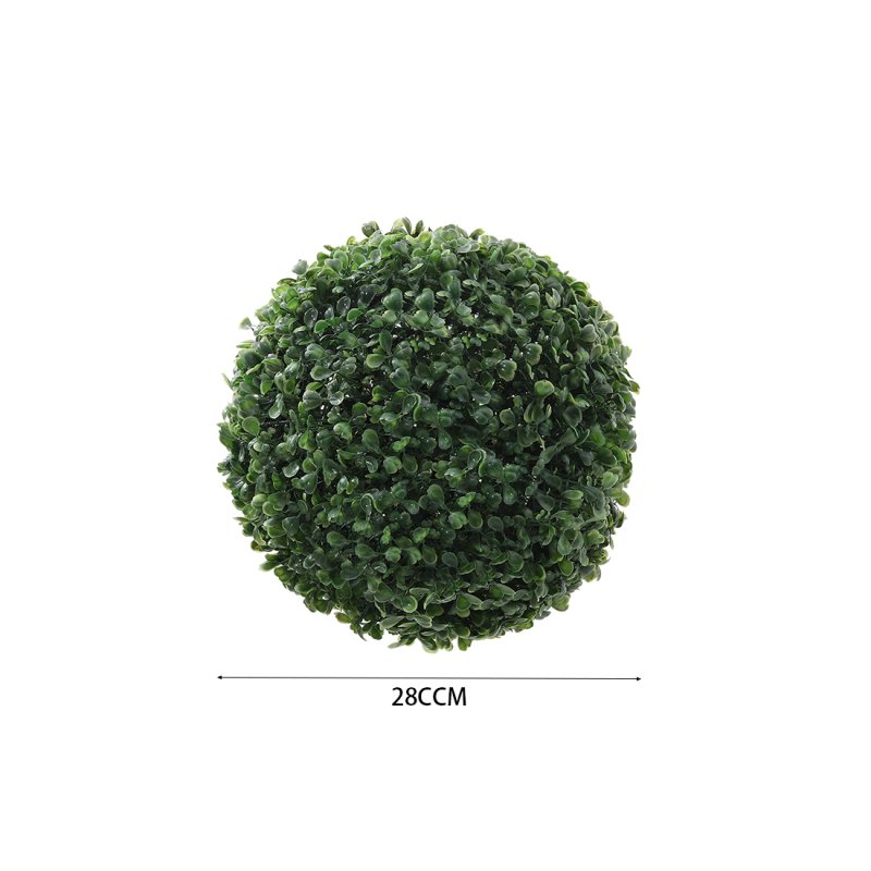Living and Home 28cm Decorative Artificial Topiary Boxwood Ball