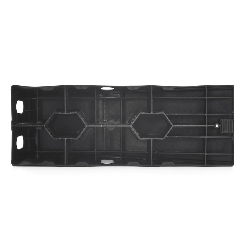Living and Home 2Pcs Portable Rubber Vehicle Access Ramp Set 2.5 T Car Maintenance Ramps Lifting Tools, Black
