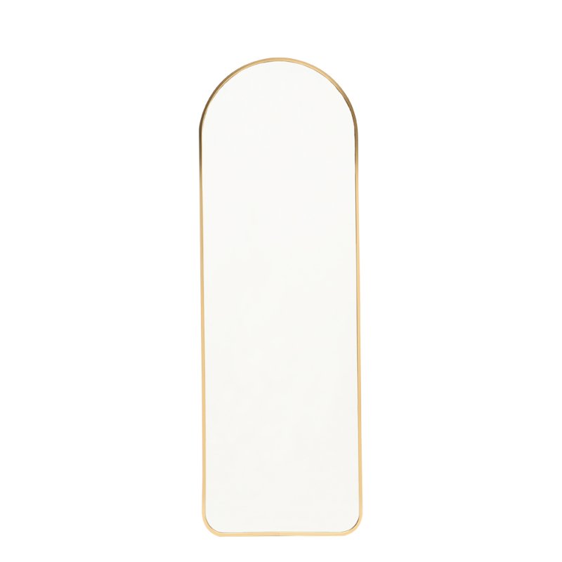 Living and Home Gold Arch Full Length Wall Mirror, 40cm W x 120cm H