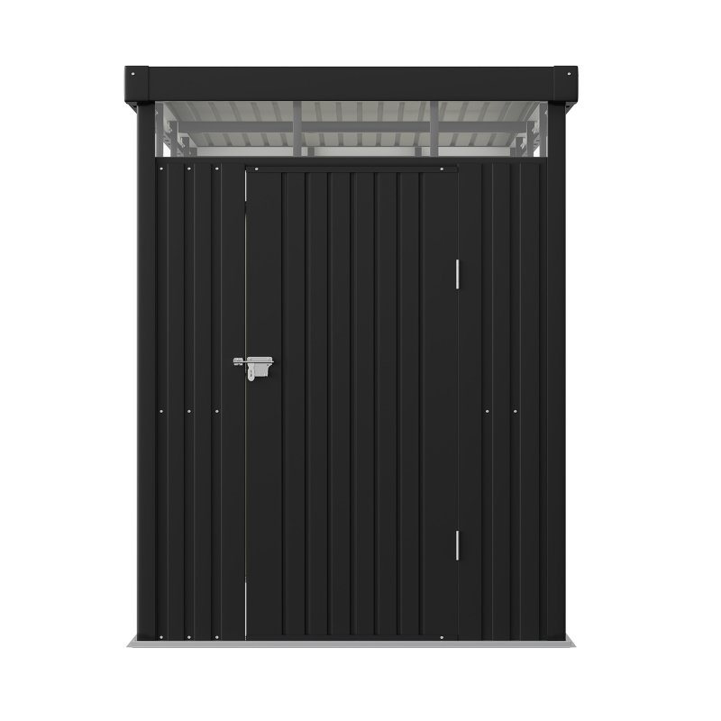 Living and Home 5.31 x 8.46FT Outdoor Metal Garden Storage Shed
