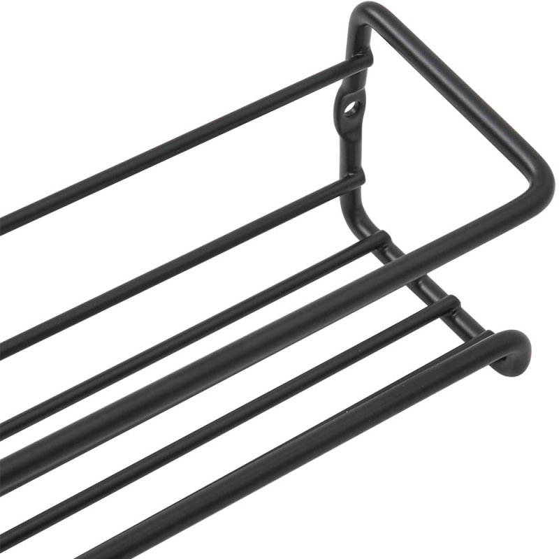 Living and Home Set of 4 Wall Mount Metal Wire Spice Rack