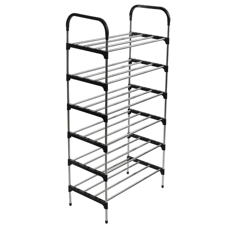 Living and Home 6-Tier Galvanised Steel Shoe Rack