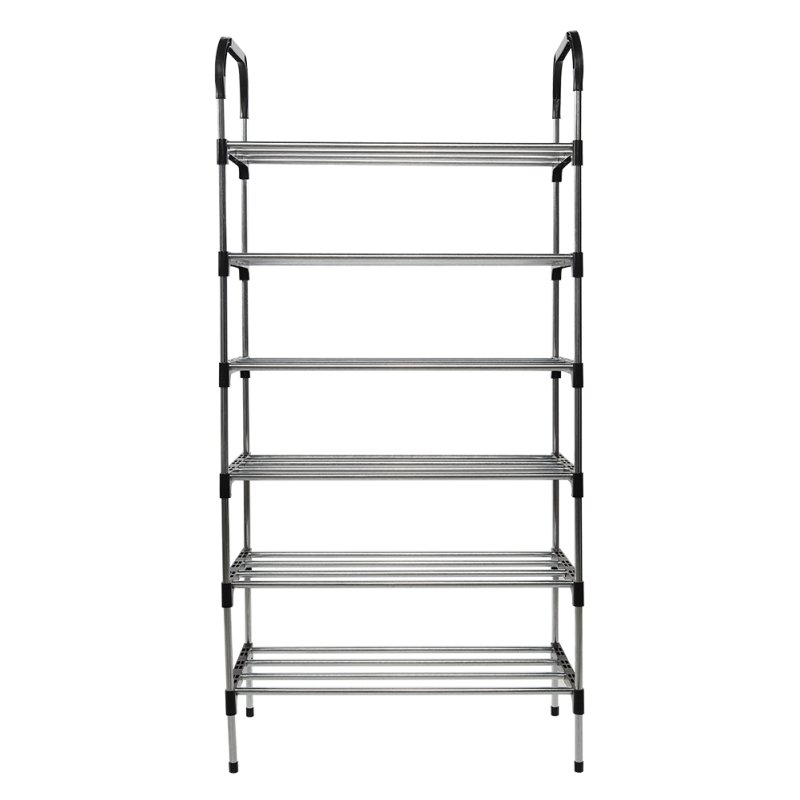 Living and Home 6-Tier Galvanised Steel Shoe Rack