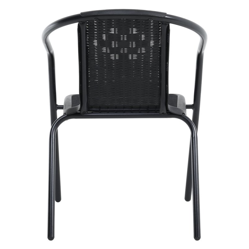 Living and Home Set of 6 PE Rattan Stacking Garden Chairs