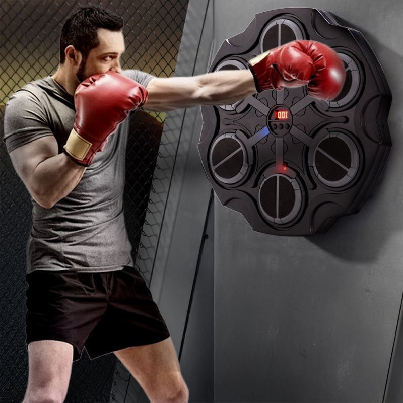 Living and Home 6-Target Music Boxing Machine with LED Light For Kids
