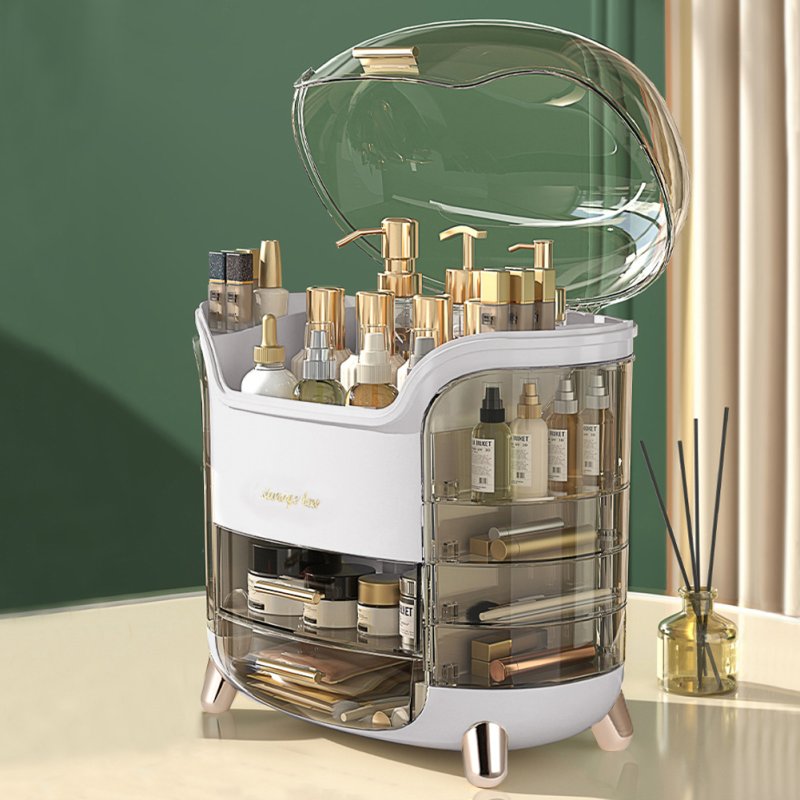 Living and Home Dustproof Cosmetic Storage Organizer Makeup Storage