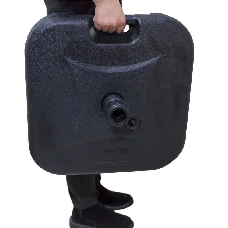 Living and Home 20kg PP Square Plastic Water and Sand Filled Freestanding Parasol Base