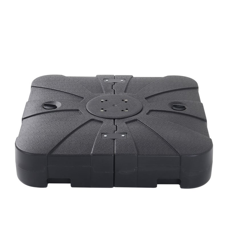 Living and Home 100L HDPE Square Plastic Outdoor Umbrella Stand Parasol Base