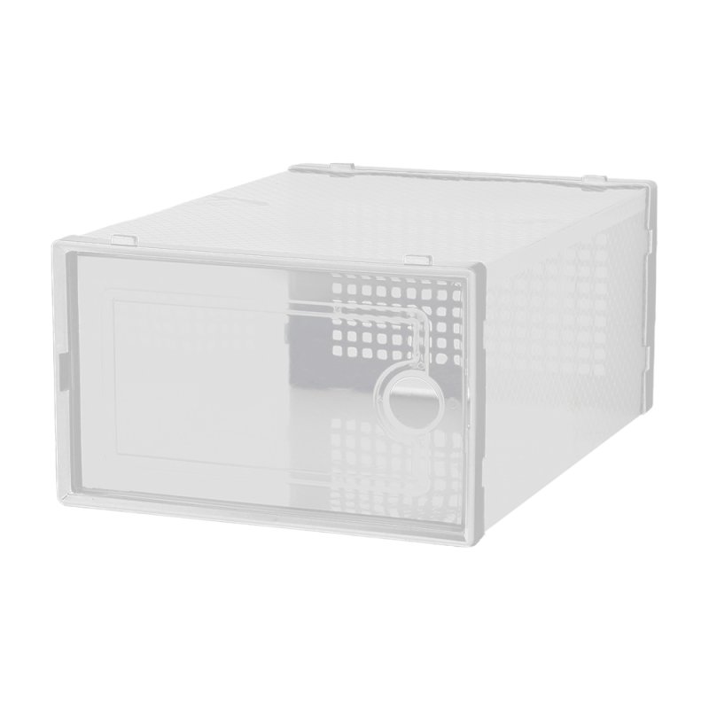 Living and Home 12pcs Stackable Shoe Storage Box Organiser White