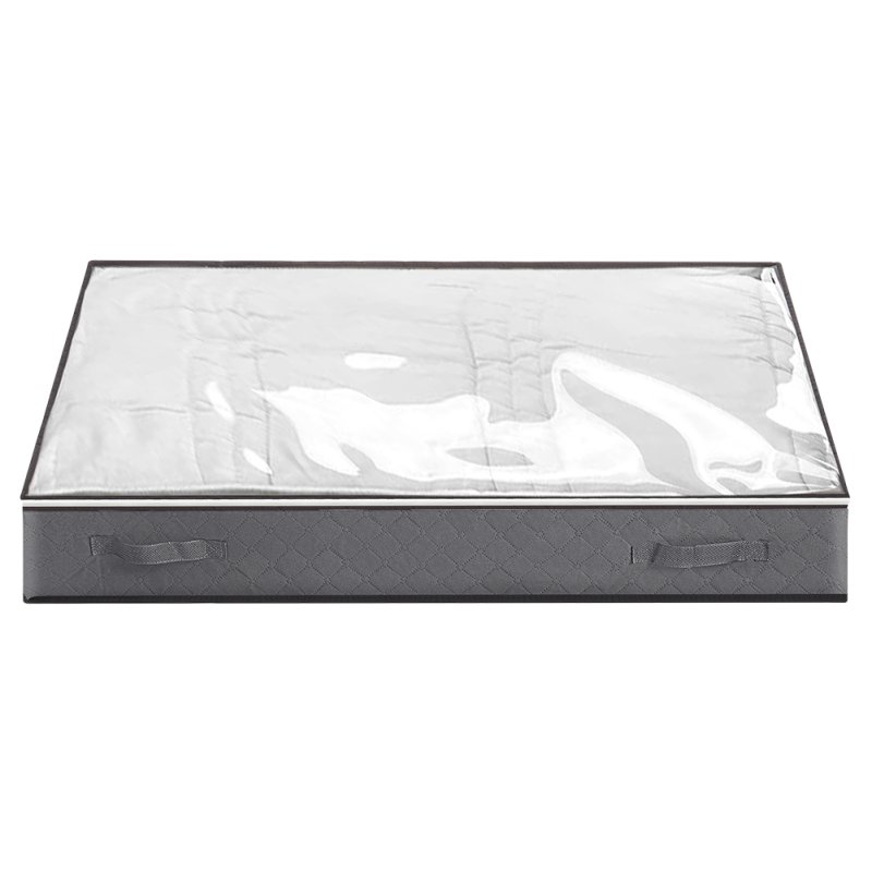Living and Home Fabric Clothes Quilt Storage Box with Handles