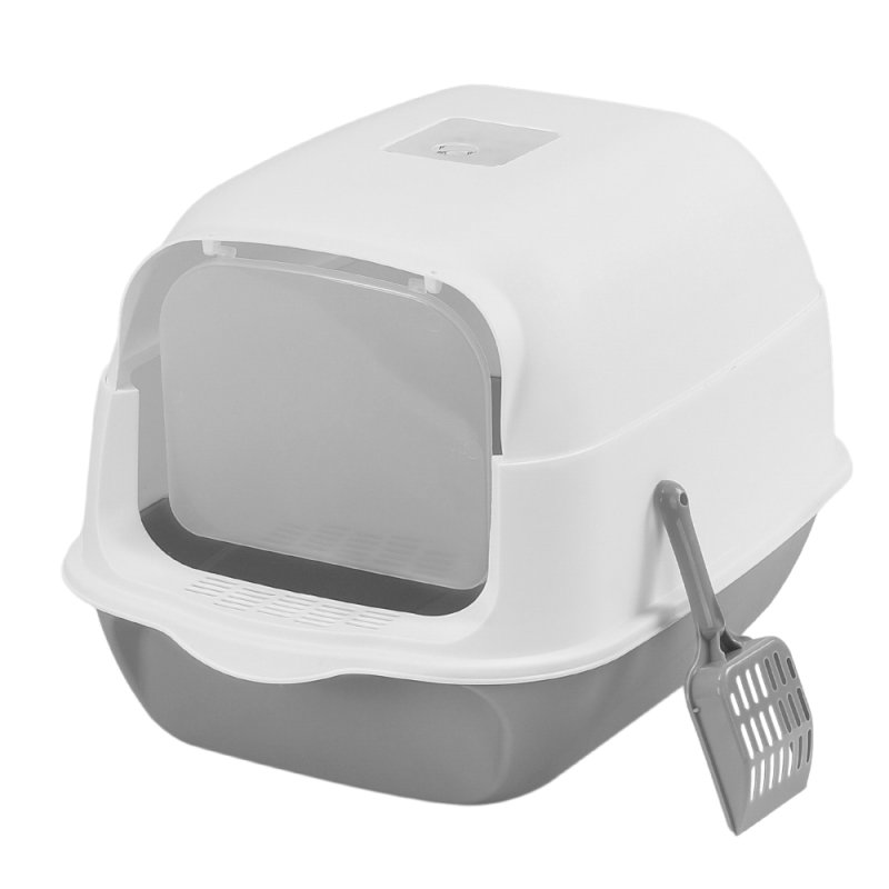 Living and Home Detachable Cat Litter Box with Scoop