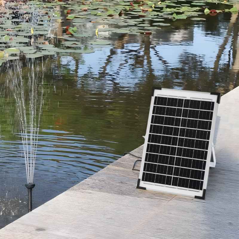 Living and Home 10W Solar Fountain Pump