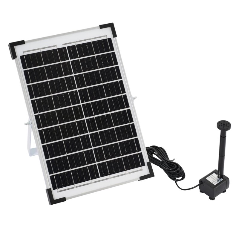 Living and Home 10W Solar Fountain Pump