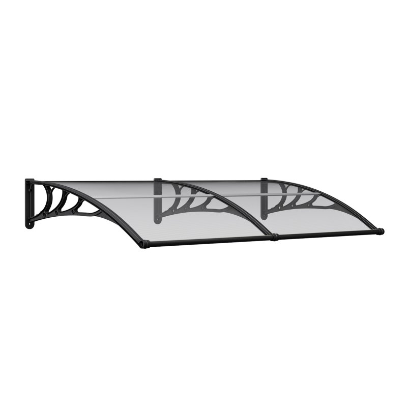 Living and Home Outdoor Door Canopy Window Awning with Drainage Channel