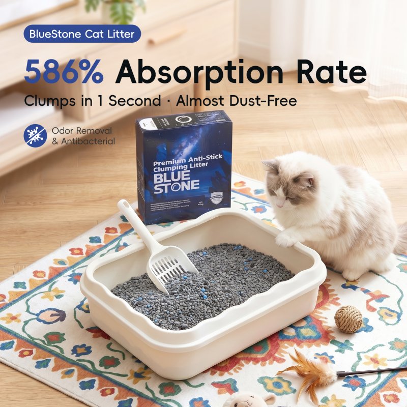 Living and Home Clumping Sodium Bentonite Cat Litter