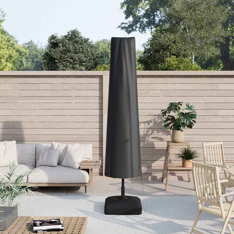 Living and Home Outdoor Waterproof Garden Parasol Cover for Centre-Pole Umbrella