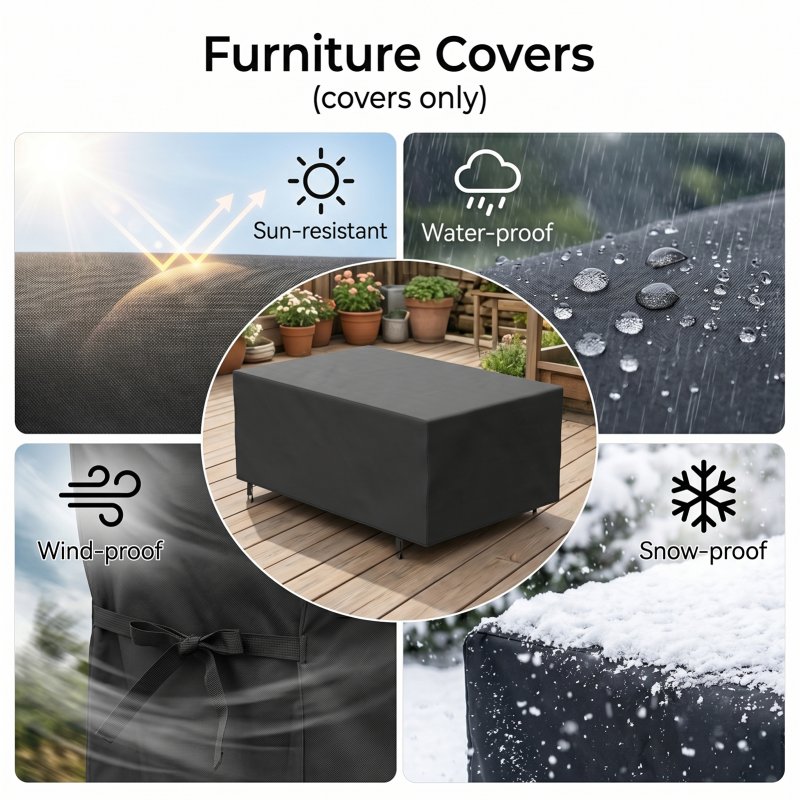 Living and Home Outdoor Garden Patio Waterproof Furniture Cover