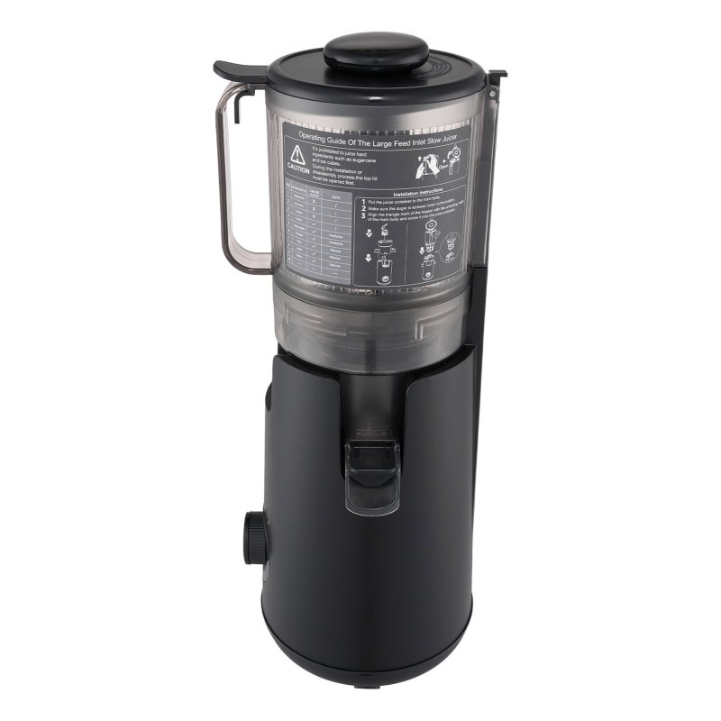 Living and Home 300W Cold Press Juicer Slow Masticating Machine