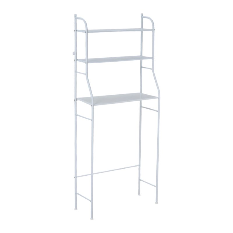 Living and Home 3-Tier Freestanding Over Toilet Storage Rack, 68cm W x 25cm D x 160cm H