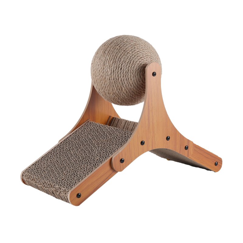Living and Home Cat Scratching Boards with Sisal Ball Pet Toy