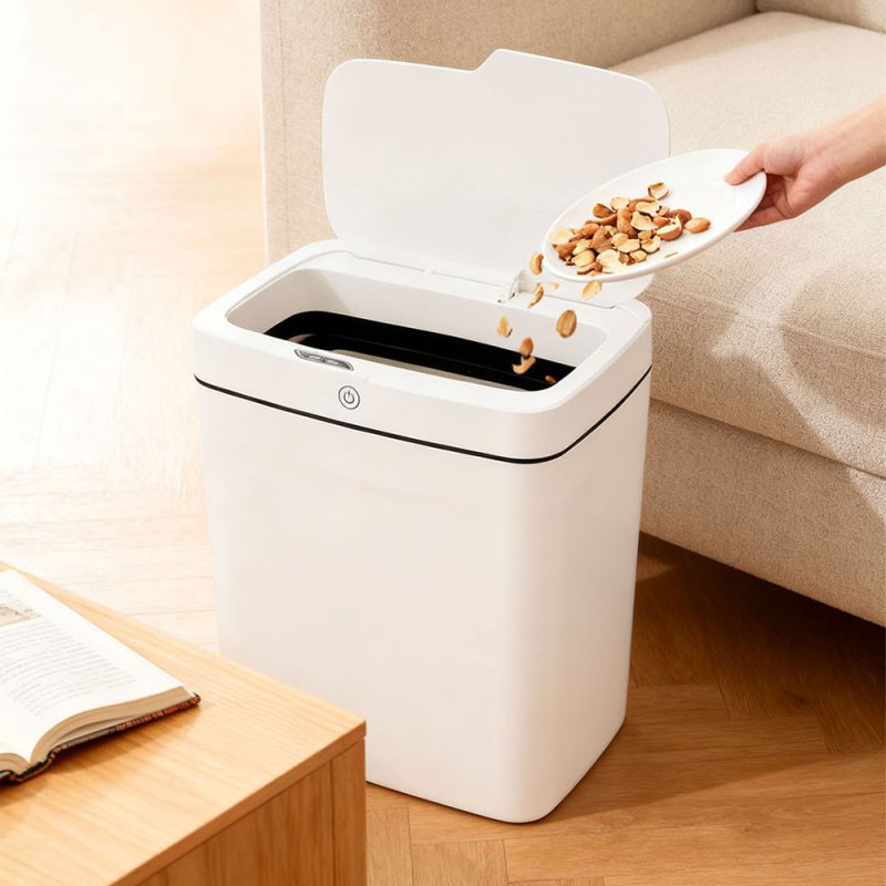 Living and Home 15L Battery Powered Automatic Motion Sensor Rubbish Bin, 3 Opening Modes
