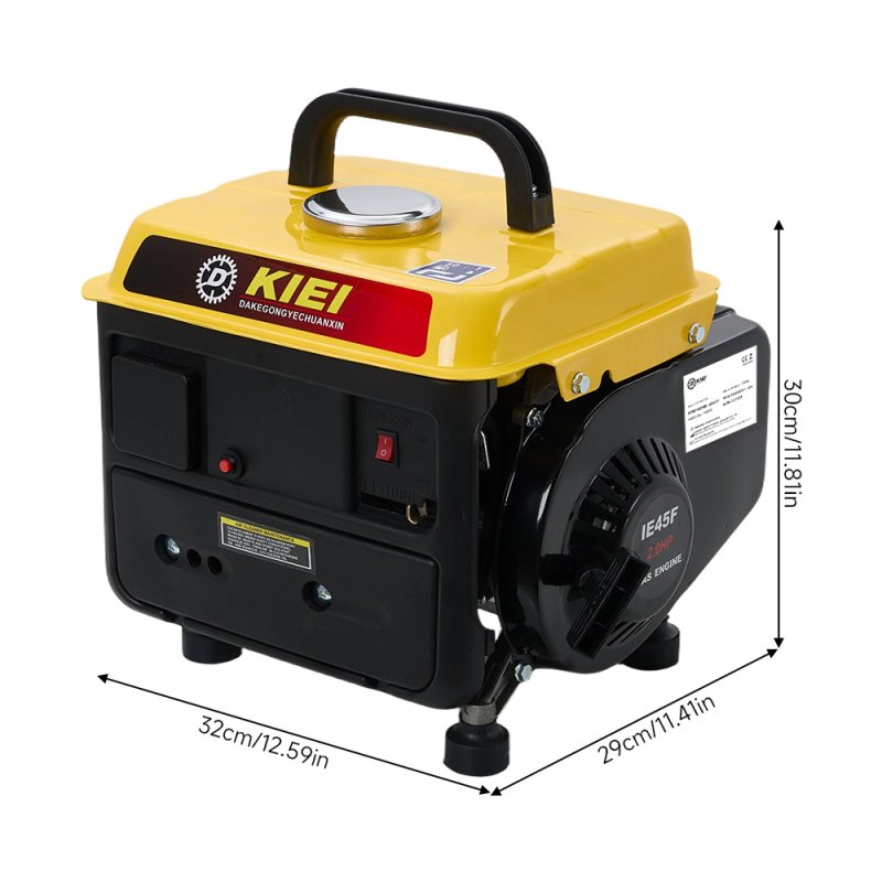 Living and Home 720W Portable 2-Stroke Petrol Inverter Generator